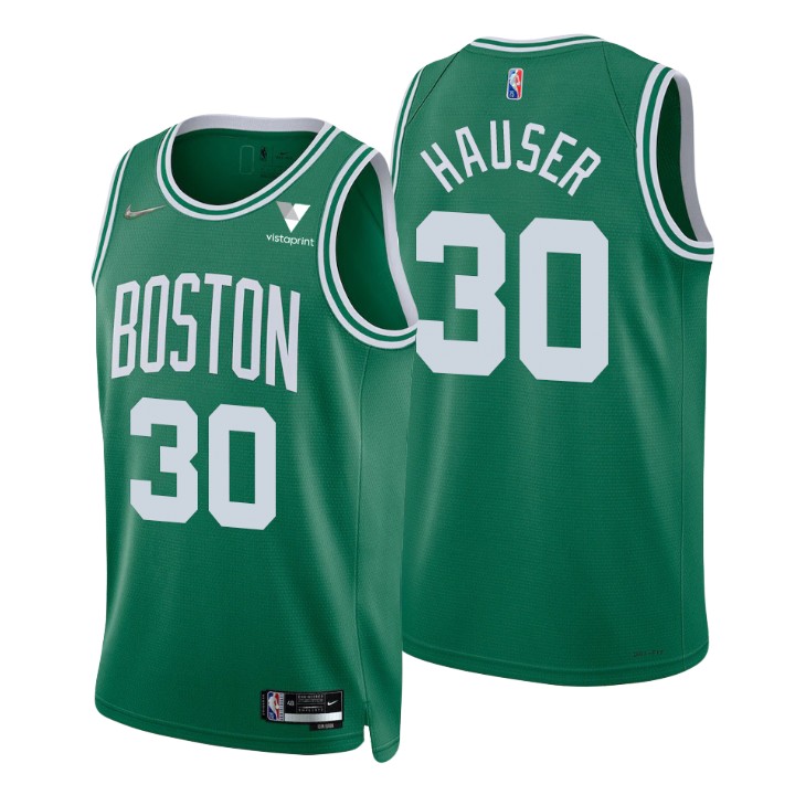 Men's Boston Celtics Sam Hauser #30 Diamond 75th Anniversary Icon Jersey 2401AMLE